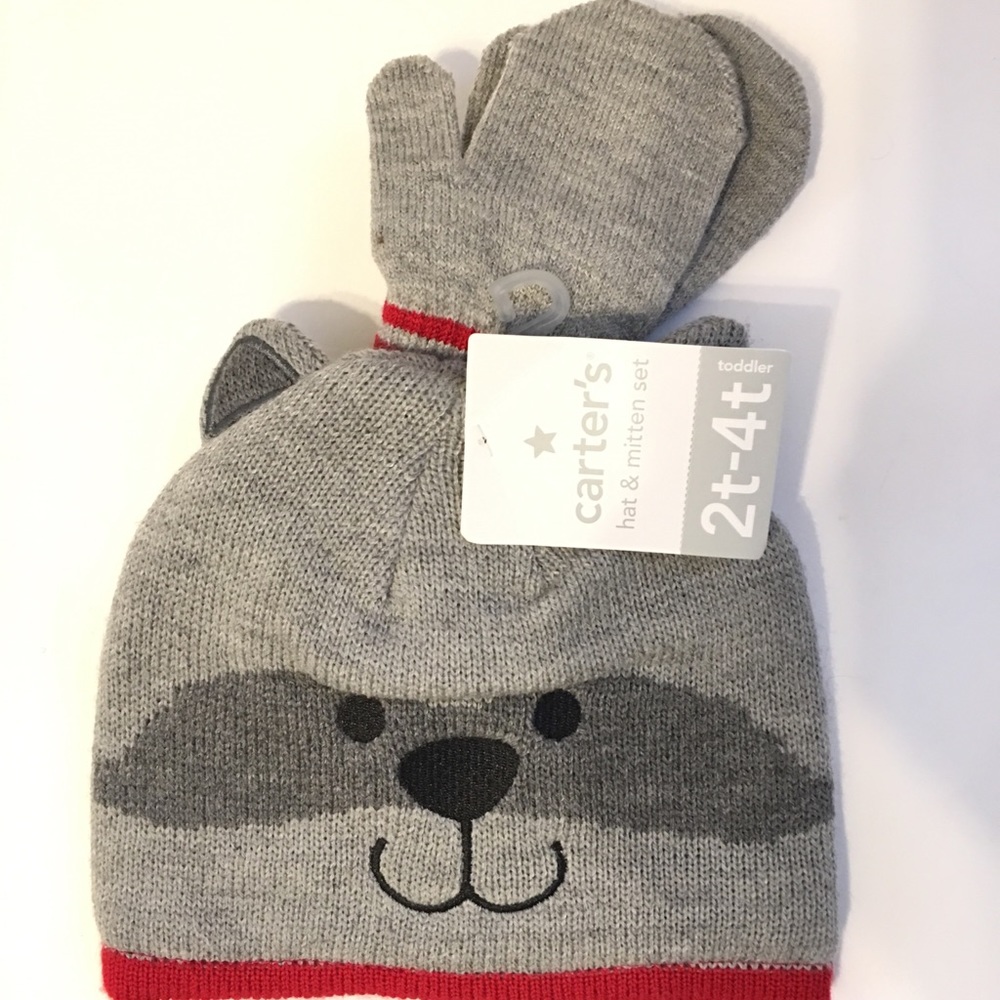 Carters hat & mitten Set New